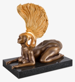 Sphinx Mit Goldhelm - Ernst Fuchs Sphinx