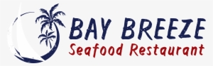 Bay Breeze Seafood Restaurants - Uber Decals Vinyl Wall Decal Sticker Tropical Palm