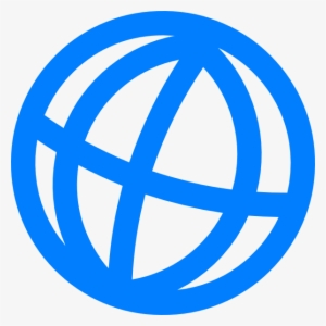 Blue Globe Clip Art - Web Logo Vector Png