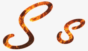 Letter, S, Fire, Embers, Lava, Font - Different Types Of Letter S