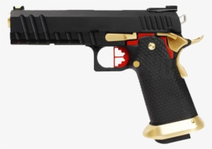 Hi-capa Red/gold/black 1911 Pistol By Armorer Works - Armorer Works Hx Hx2002