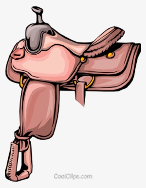Horse Saddle Royalty Free Vector Clip Art Illustration - Saddle Clipart Png