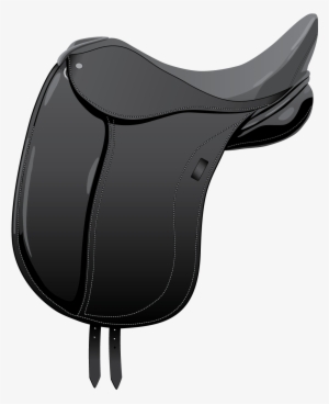 This Type Of Saddle Has A Forward Flap, Often With - White Horse Saddle Png