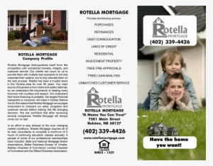 Rotella Mortgage Is An Equal Opportunity Housing Lender - Brochure