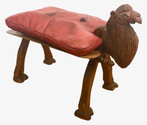 Vintage Camel Saddle Stool - Footstool
