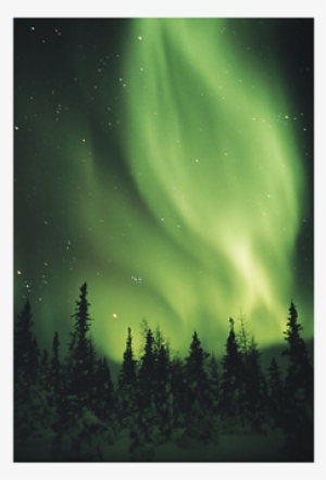 Aurora Borealis, Canada > National Geographic Art Store - Aurora Borealis Oil Painting