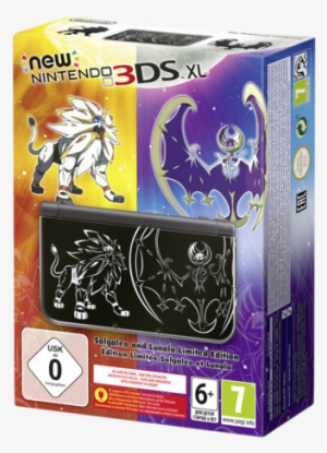 Nintendo New 3ds Xl Solgaleo Und Lunala Limited Edition - Nintendo New 3ds Xl Solgaleo Lunala