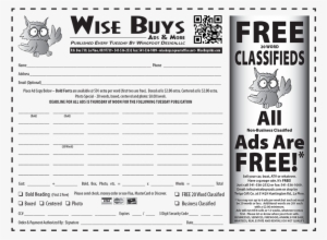 Wise Buys Ad Form - Advertising