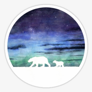 Animal, Animals, And Aurora Borealis Image - Aurora Borealis Sticker
