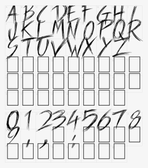 Font Characters - Drawing