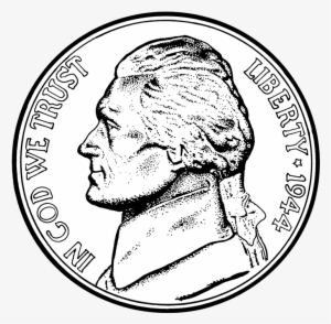 Coin Drawing Nickel - Nickel Cartoon Transparent