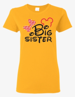 Big Sister Mickey For Light Colored T-shirt - Brazil T Shirt 2018