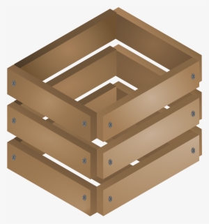 Crate - Clipart - Wooden Crate Clipart