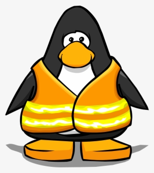 Safety Vest From A Player Card - Penguin From Club Penguin