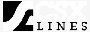 Csx Lines Logo Black And White - Black-and-white
