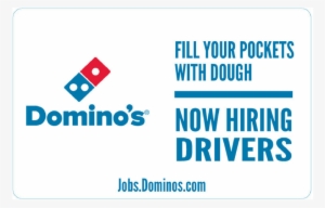 Now Hiring Sign Png Download " - Dominos Pizza