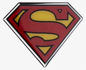 Superman Logo Classic Lensed Emblem - Superman Logo Emoji
