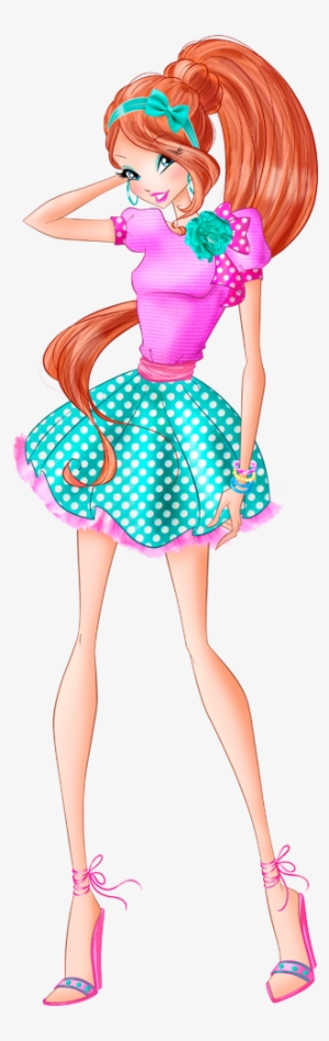 World Of Winx Chef Chic Bloom Strawberry Outfit Png - World Of Winx Bloom