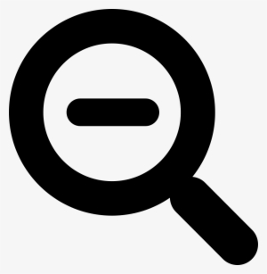 Magnifying Glass With Minus Sign Comments - Magnifying Glass