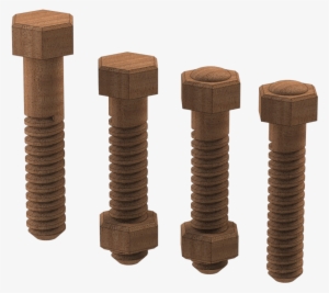1/2″ Wood Nuts And Bolts - Bolt