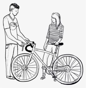 How It Works - Bike Sketch Png