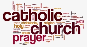 Catholic Words - Catholic Church Word Cloud