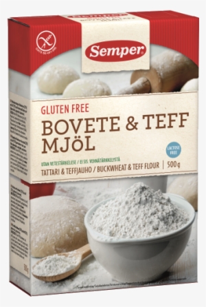 Bovete Teff Mjöl368x5005 - Semper Gluten Free Buckwheat & Teff Flour