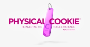 physical cookie uses customer behaviour data to target - graphic design
