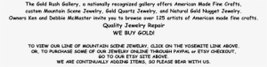 The Gold Rush Gallery, A Nationally Recognized Gallery - Gold