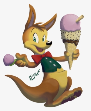 Character Design For Ice-cream Shop Australiano In - Cartoon