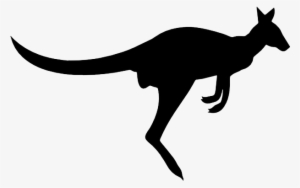 Kangaroo Silhouette Png Transparent Image - Icon