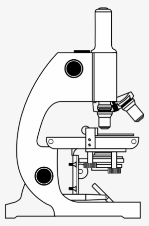 Small - Compound Microscope Black And White