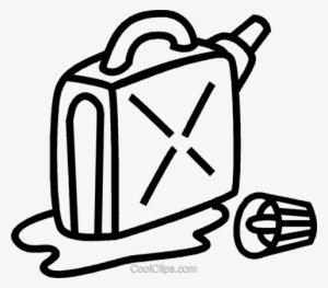 Leaking Gas Can Royalty Free Vector Clip Art Illustration - Gas Can Clip Art