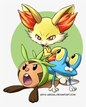 Macaroons Drawing Pokemon Starter Banner Library Library - Cartoon