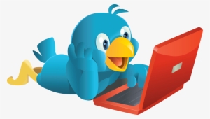 Board Of Trustees - Twitter Bird Laptop