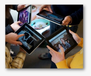 Group Of People Using Ipads