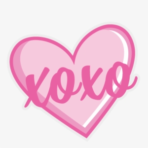 Xoxo Heart Svg Scrapbook Cut File Cute Clipart Files - Xoxo Clipart