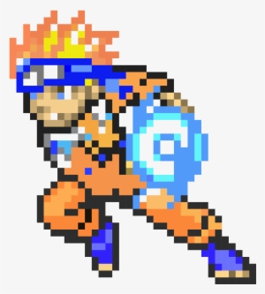 Naruto Uzumaki - Naruto Pixel Art