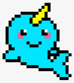 Narwhal - Pixel Art Narwhal