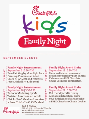Chickfilasept2 - Chick Fil A Family Night