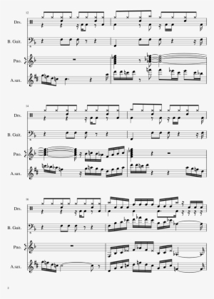 Clean Sheet Music Composed By Marcus Miller 2 Of 3 - Music