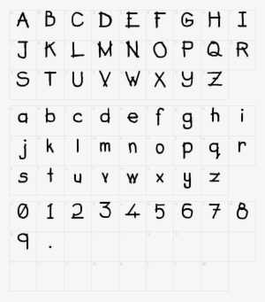 Font Characters - Chewy Font Transparent PNG - 1000x1150 - Free ...