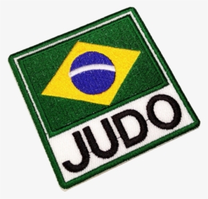 Bandeira Brasil Judo Atm078 Patch Bordado - Brazil
