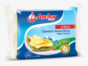 Anchor Cheddar Cheese Slices 200g, 400g - Cheese Low Sodium In Malaysia