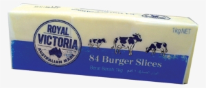 Royal Victoria Burger Slices Cheese 1kg - Dairy Cow