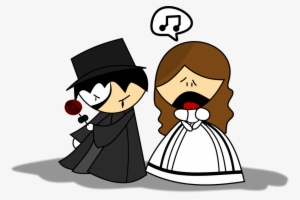 Caricatura Boda - Phantom Of The Opera Cartoon