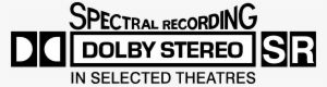 Dolby Special Rec Logo Png Transparent - Spectral Recording Dolby Stereo Logo