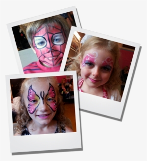 Using Professional Face Paints They Can Sit At The - Collage