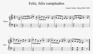 Feliz, Feliz Cumpleaños Sheet Music Composed By Grant - Alma Llanera Choir Sheet Music