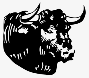 Bulls Head Wall Sticker - Silueta Cabeza De Toro